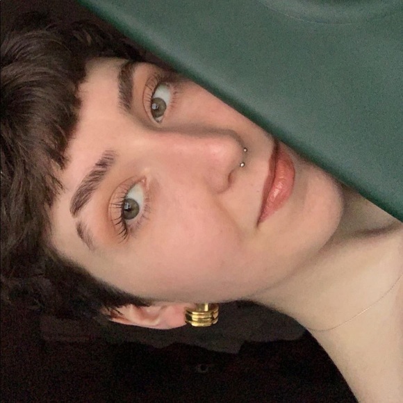 Laura lombardi gold neda earrings - Picture 2 of 3